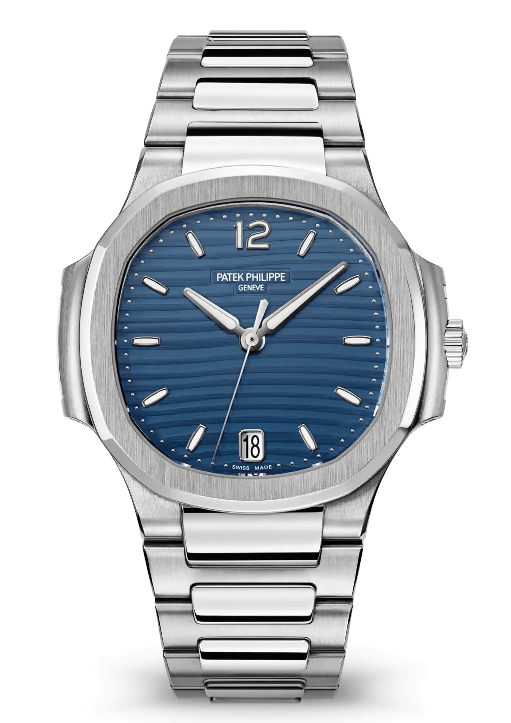 Nautilus Ladies Steel Blue Opaline 35.2MM