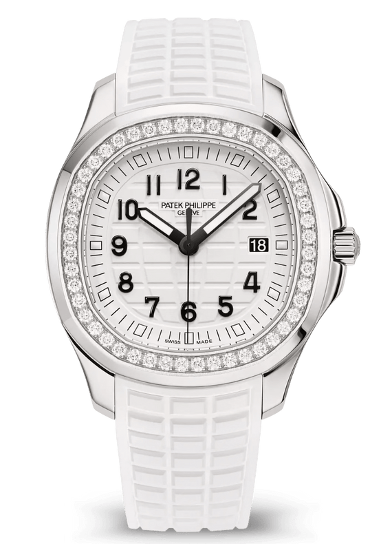 Aquanaut Luce Steel Diamond Matte White Dial 38.8MM