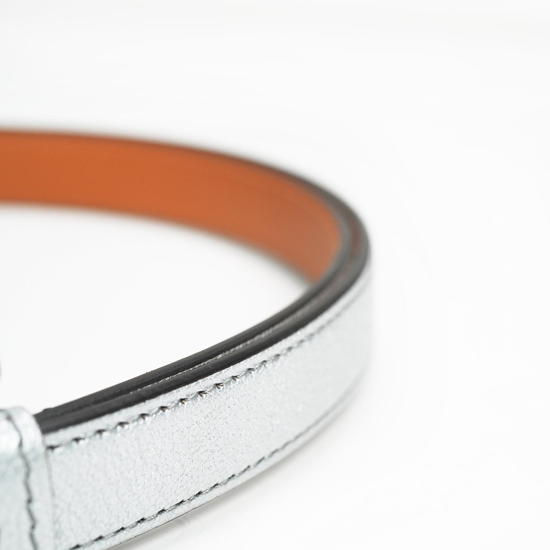 Kelly 18 Belt Chevre Chamkila Silver Palladium Hardware