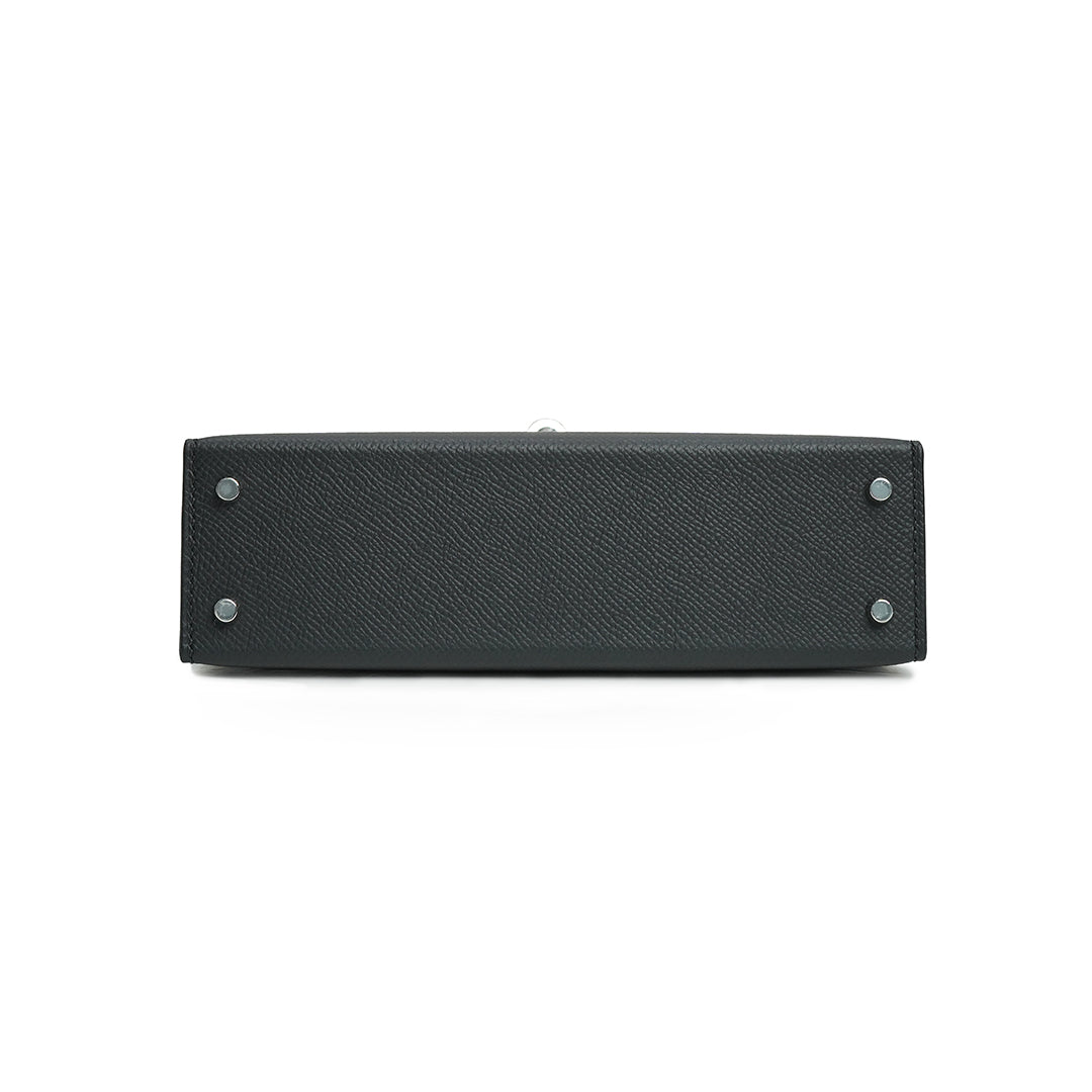 Mini Kelly Epsom Noir Palladium Hardware Stamp G 2026