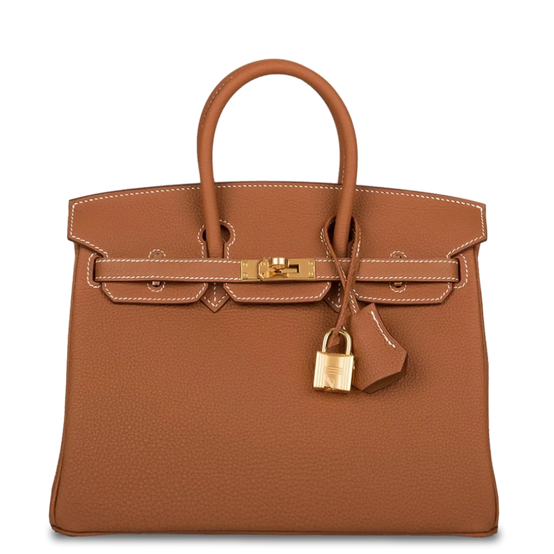 Birkin 25 Gold Togo Gold Hardware Stamp W 2024