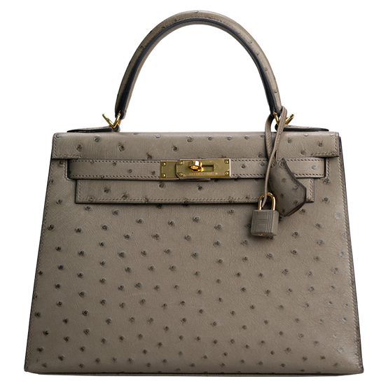 Kelly Sellier 28 Ostrich Gris Tourterelle