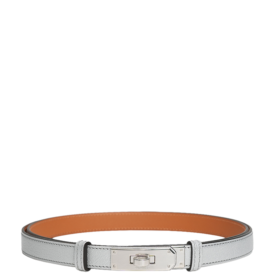 Kelly 18 Belt Chevre Chamkila Silver Palladium Hardware