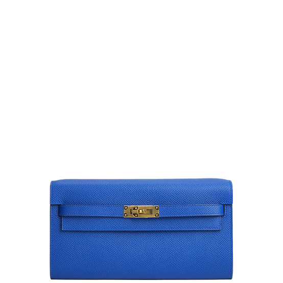 Kelly To Go Wallet Bleu Royal