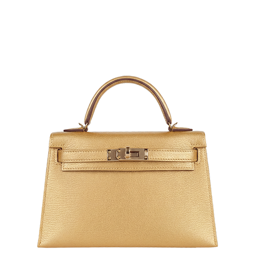 Kelly Mini Sellier Chèvre Chamkila Doré Gold Hardware Stamp K 2025