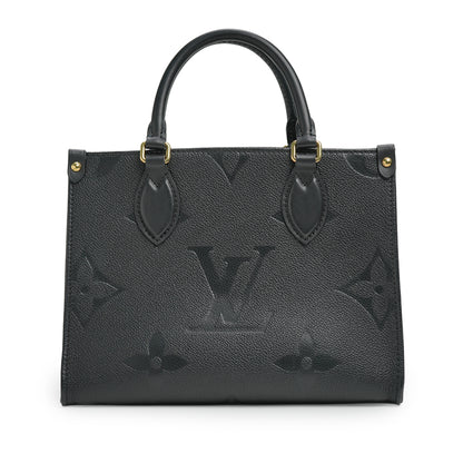 OnTheGo PM Monogram Empreinte Leather Handbag