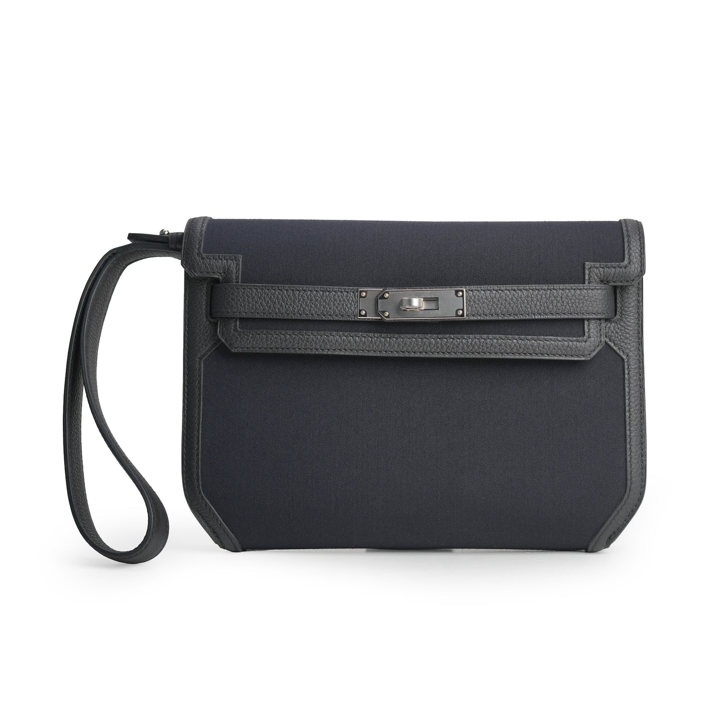 Kelly Depeches 25 Togo / Canvas Noir Palladium Hardware Stamp W 2024