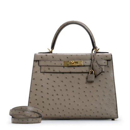 Kelly Sellier 28 Ostrich Gris Tourterelle
