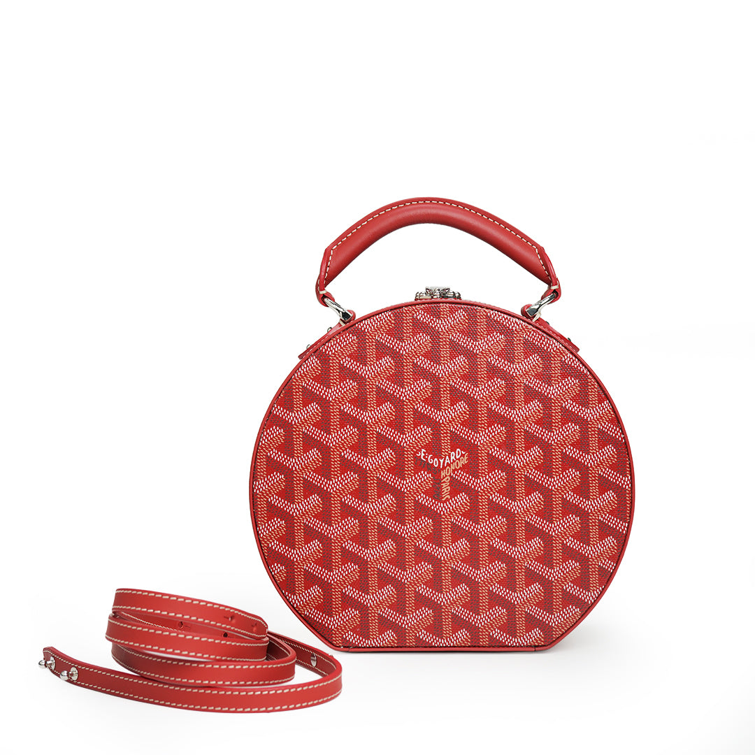 The Alto Hatbox Trunk Bag Red