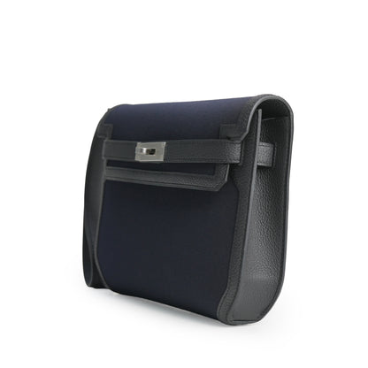 Kelly Depeches 25 Togo / Canvas Noir Palladium Hardware Stamp W 2024