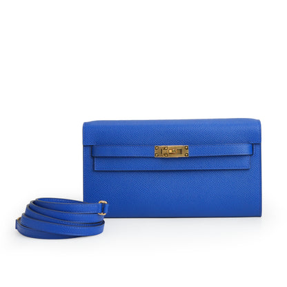 Kelly To Go Wallet Bleu Royal