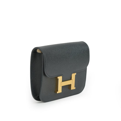 Constance Slim Wallet Noir