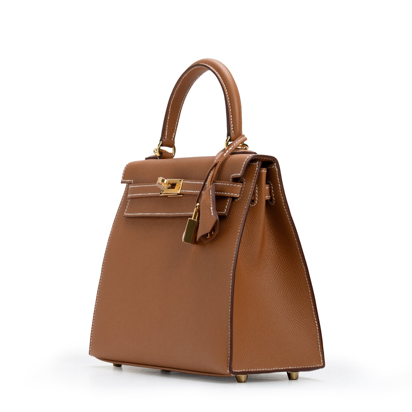 Kelly 25 Sellier Epsom Gold, Gold Hardware Stamp K 2025