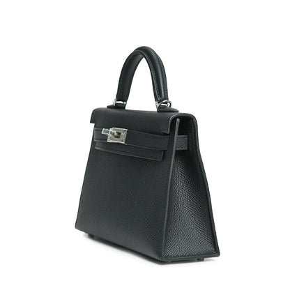 Mini Kelly Epsom Noir Palladium Hardware Stamp G 2026
