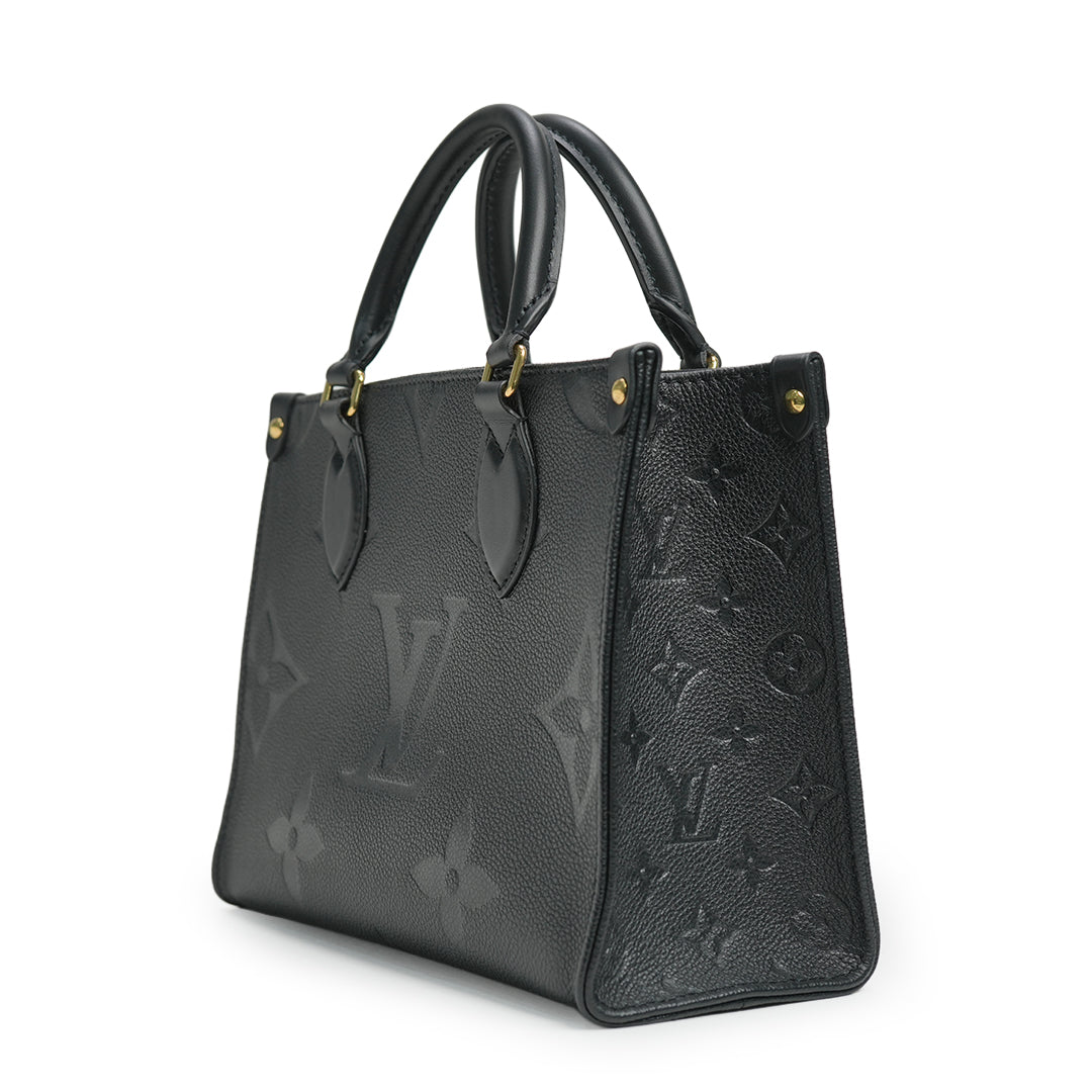 OnTheGo PM Monogram Empreinte Leather Handbag