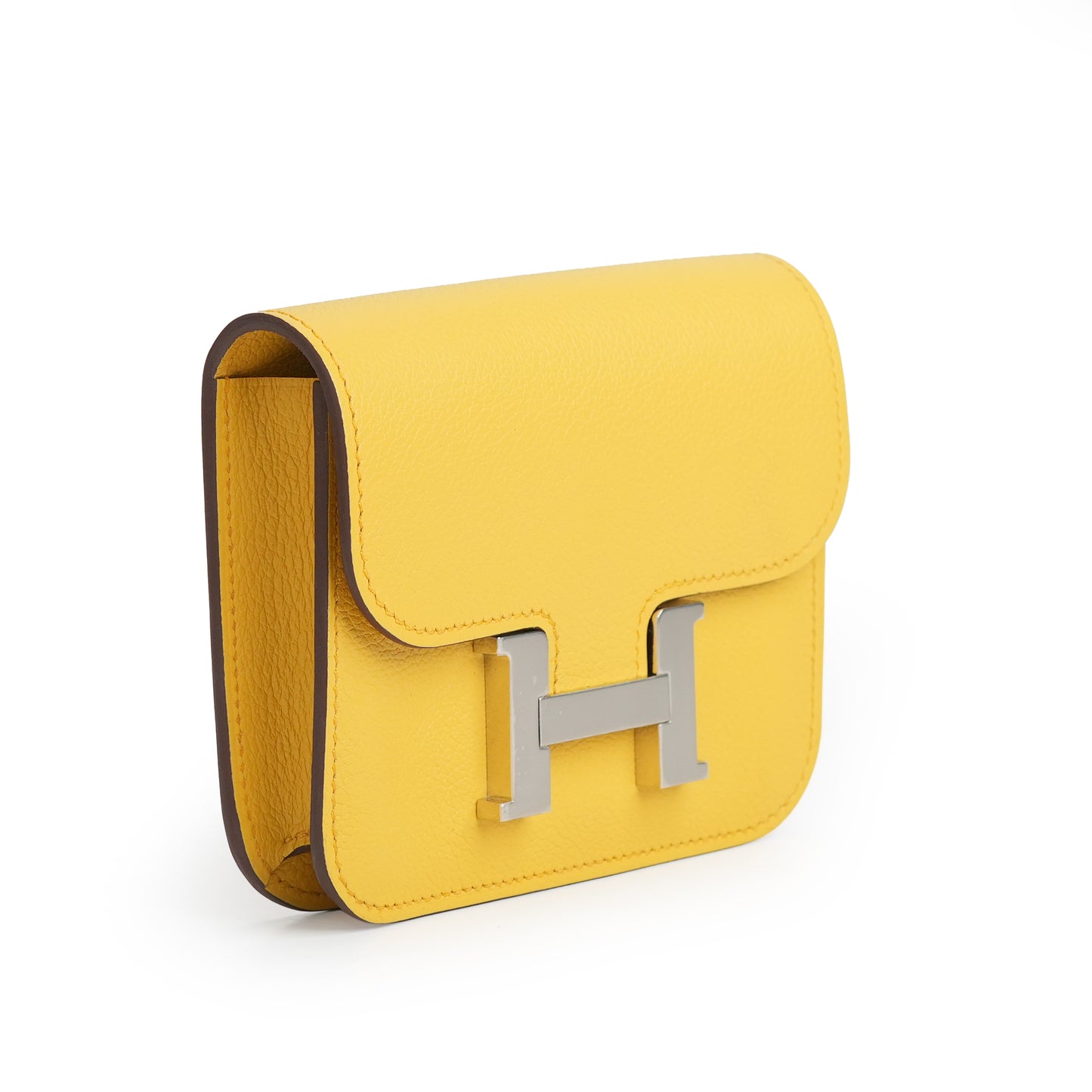 Constance Slim Bicolor Wallet Sun/Bleu Jean