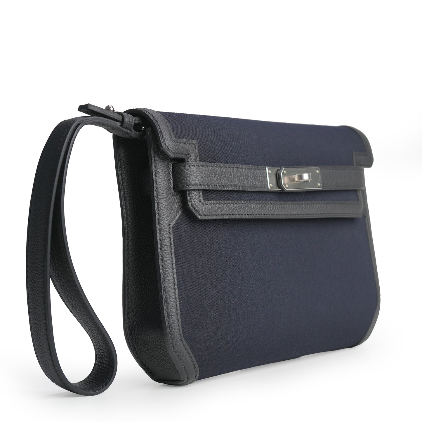 Kelly Depeches 25 Togo / Canvas Noir Palladium Hardware Stamp W 2024