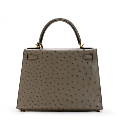 Kelly Sellier 28 Ostrich Gris Tourterelle