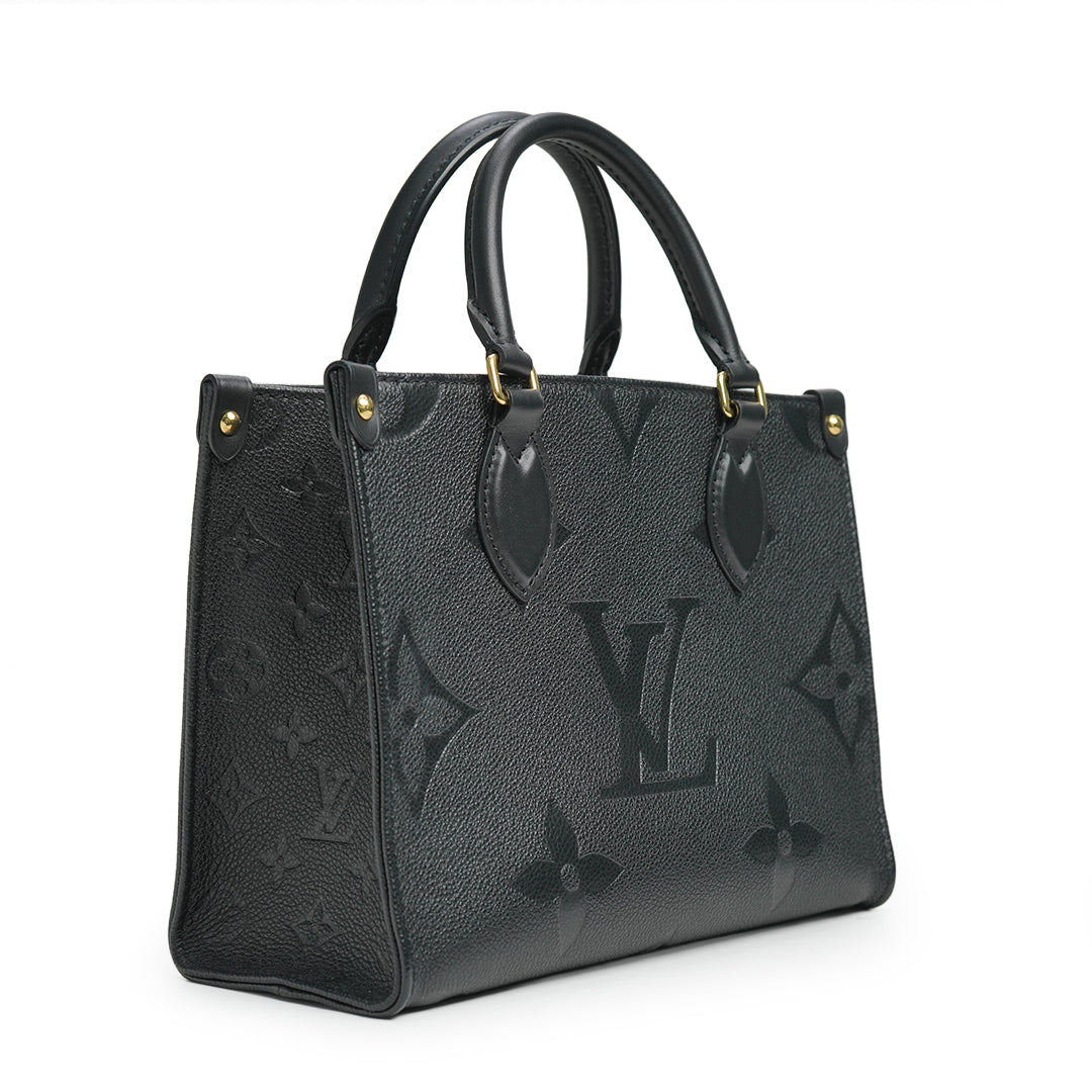 OnTheGo PM Monogram Empreinte Leather Handbag
