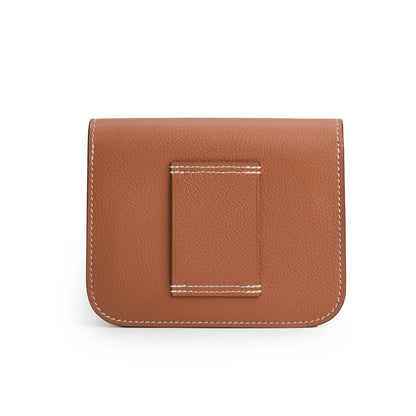 Constance Slim Wallet Marron