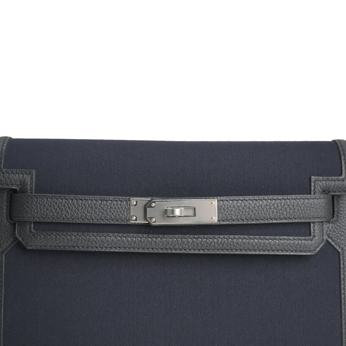 Kelly Depeches 25 Togo / Canvas Noir Palladium Hardware Stamp W 2024