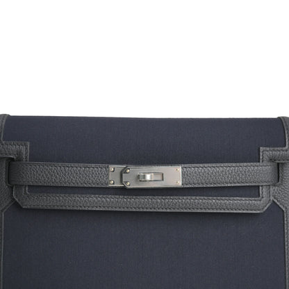 Kelly Depeches 25 Togo / Canvas Noir Palladium Hardware Stamp W 2024