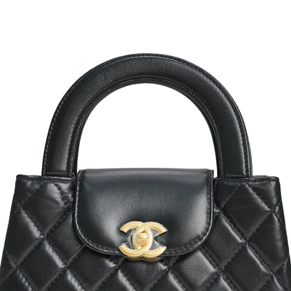 Mini Kelly Shopper Bag Black