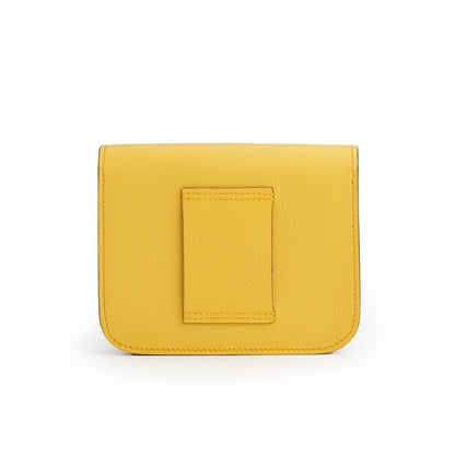 Constance Slim Bicolor Wallet Sun/Bleu Jean