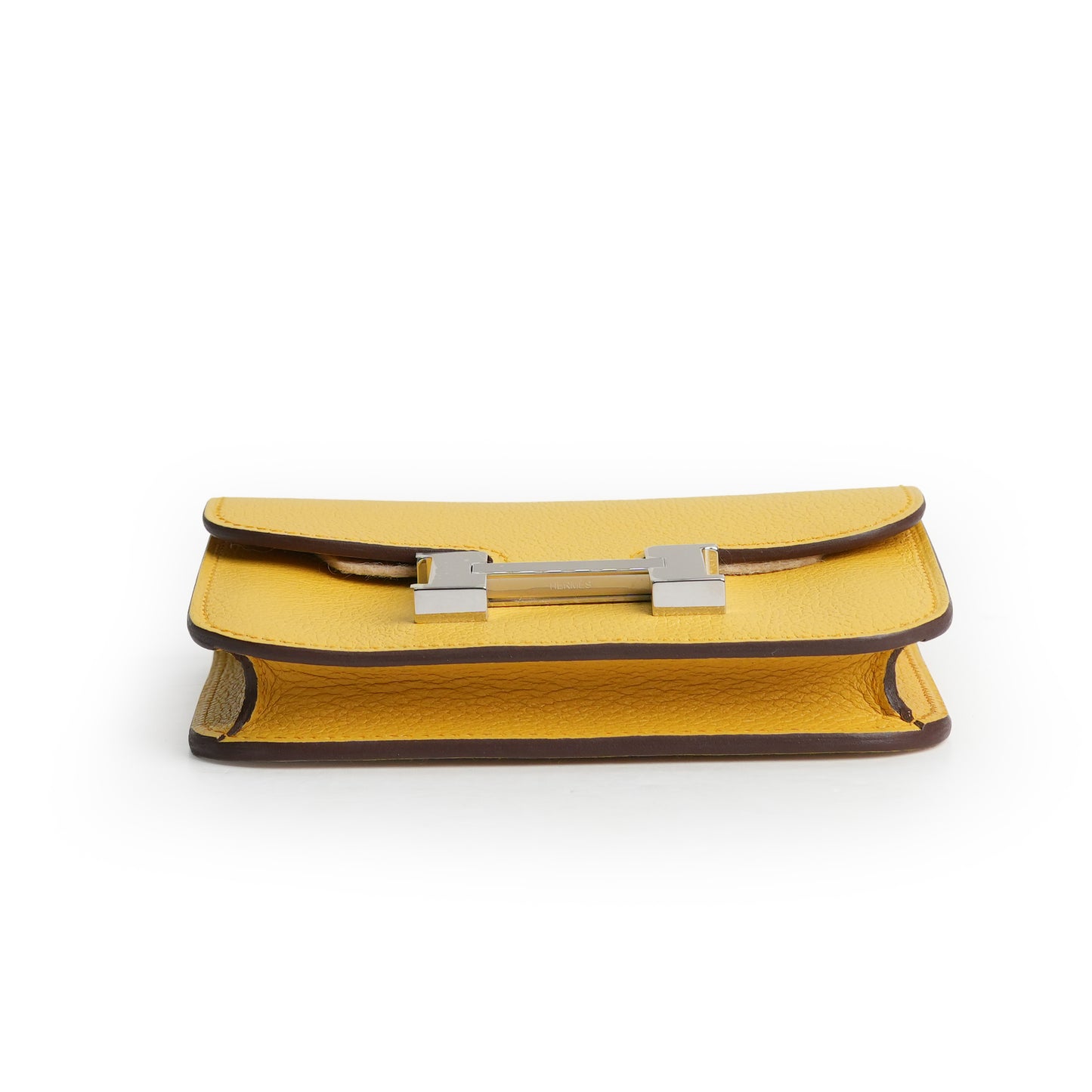 Constance Slim Bicolor Wallet Sun/Bleu Jean