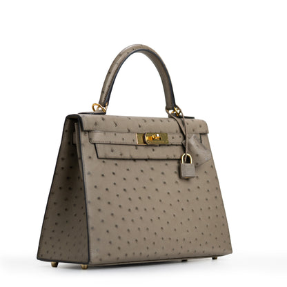 Kelly Sellier 28 Ostrich Gris Tourterelle
