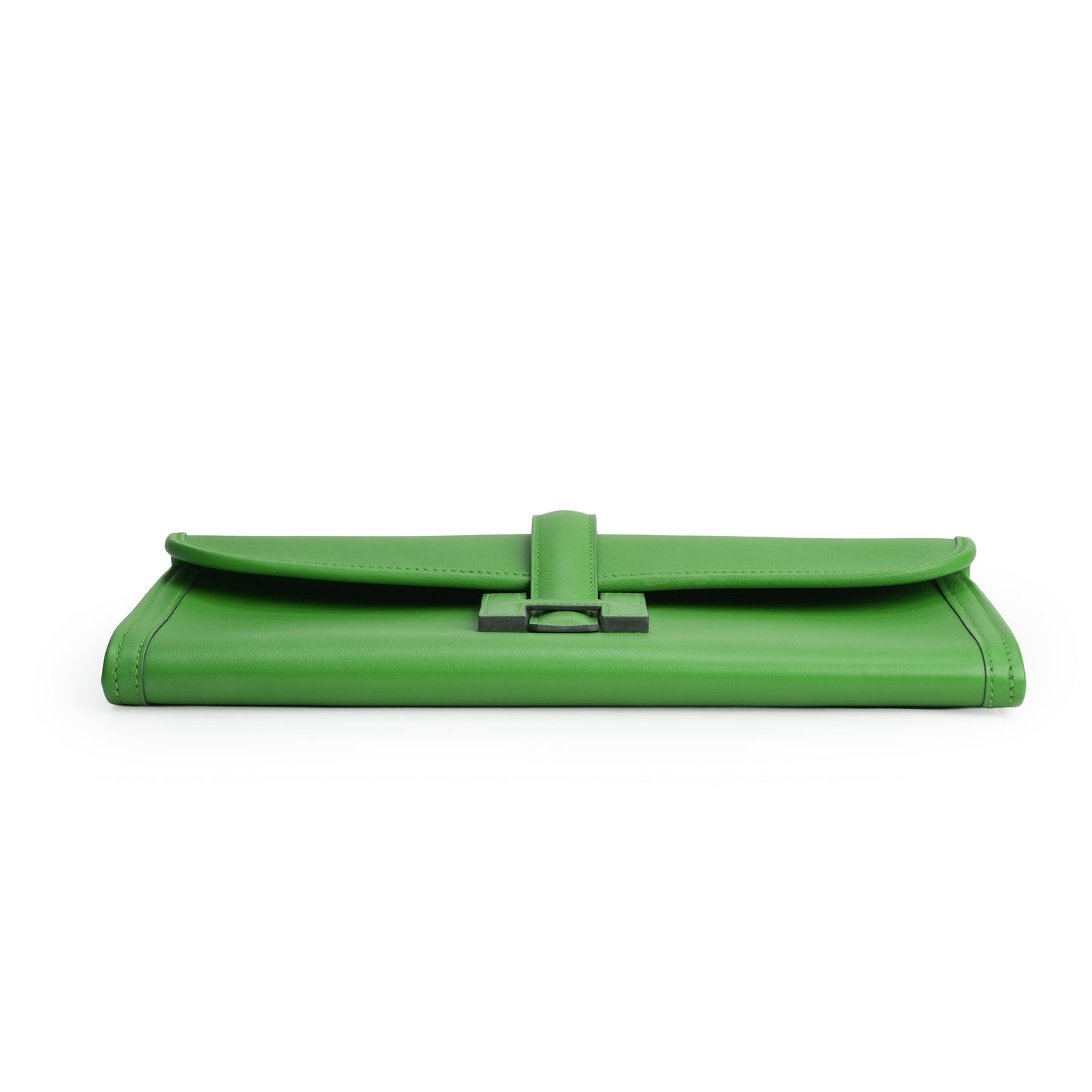Pochette Jige Elan 29 Veau Swift Vert Yucca