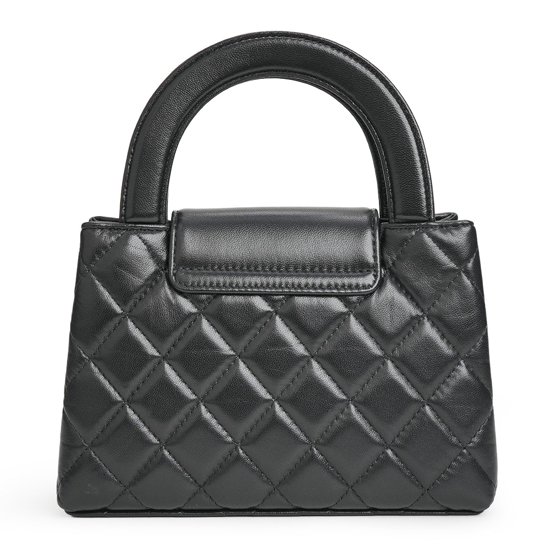 Mini Kelly Shopper Bag Black