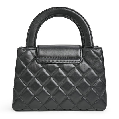 Mini Kelly Shopper Bag Black