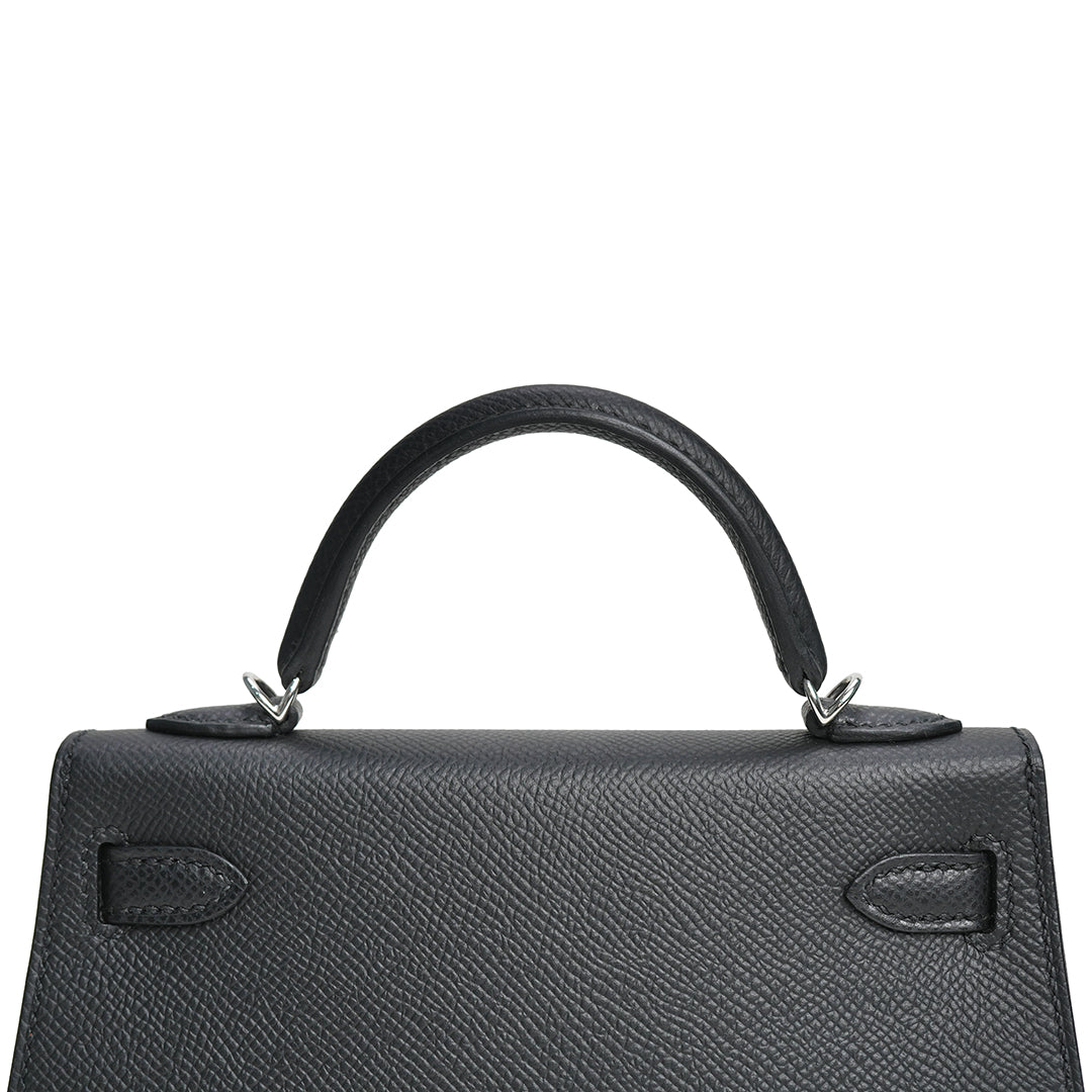 Mini Kelly Epsom Noir Palladium Hardware Stamp G 2026
