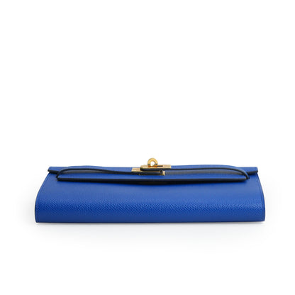 Kelly To Go Wallet Bleu Royal