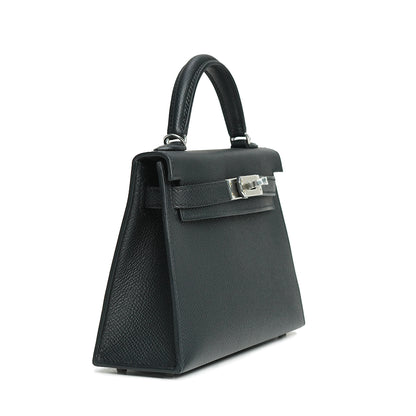 Mini Kelly Epsom Noir Palladium Hardware Stamp G 2026