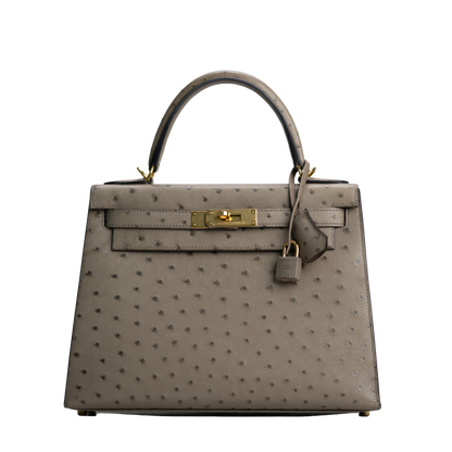 Kelly Sellier 28 Ostrich Gris Tourterelle