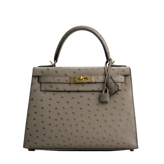 Kelly Sellier 28 Ostrich Gris Tourterelle