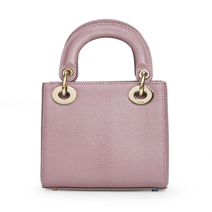Lady Dior Mini Lizard Leather Lilac