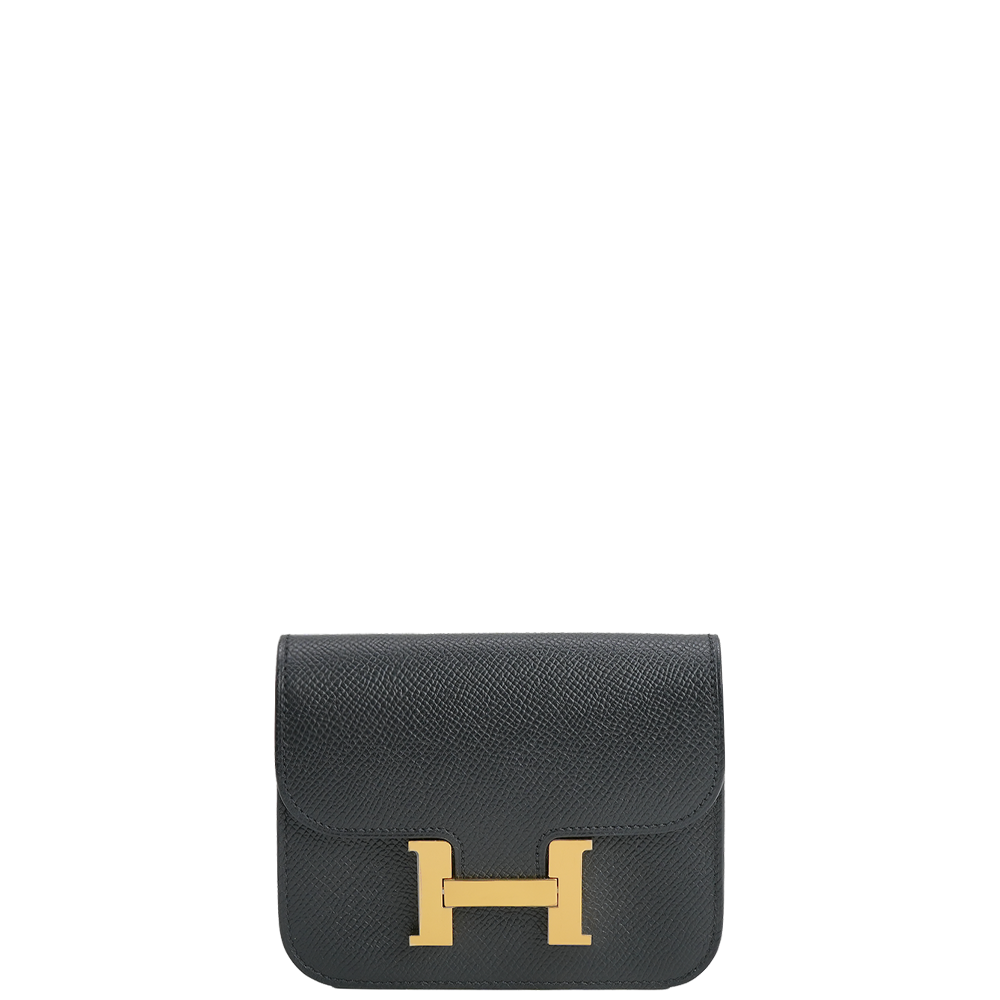 Constance Slim Wallet Noir