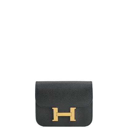 Constance Slim Wallet Noir