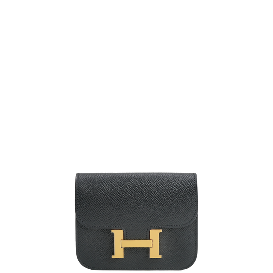 Constance Slim Wallet Noir