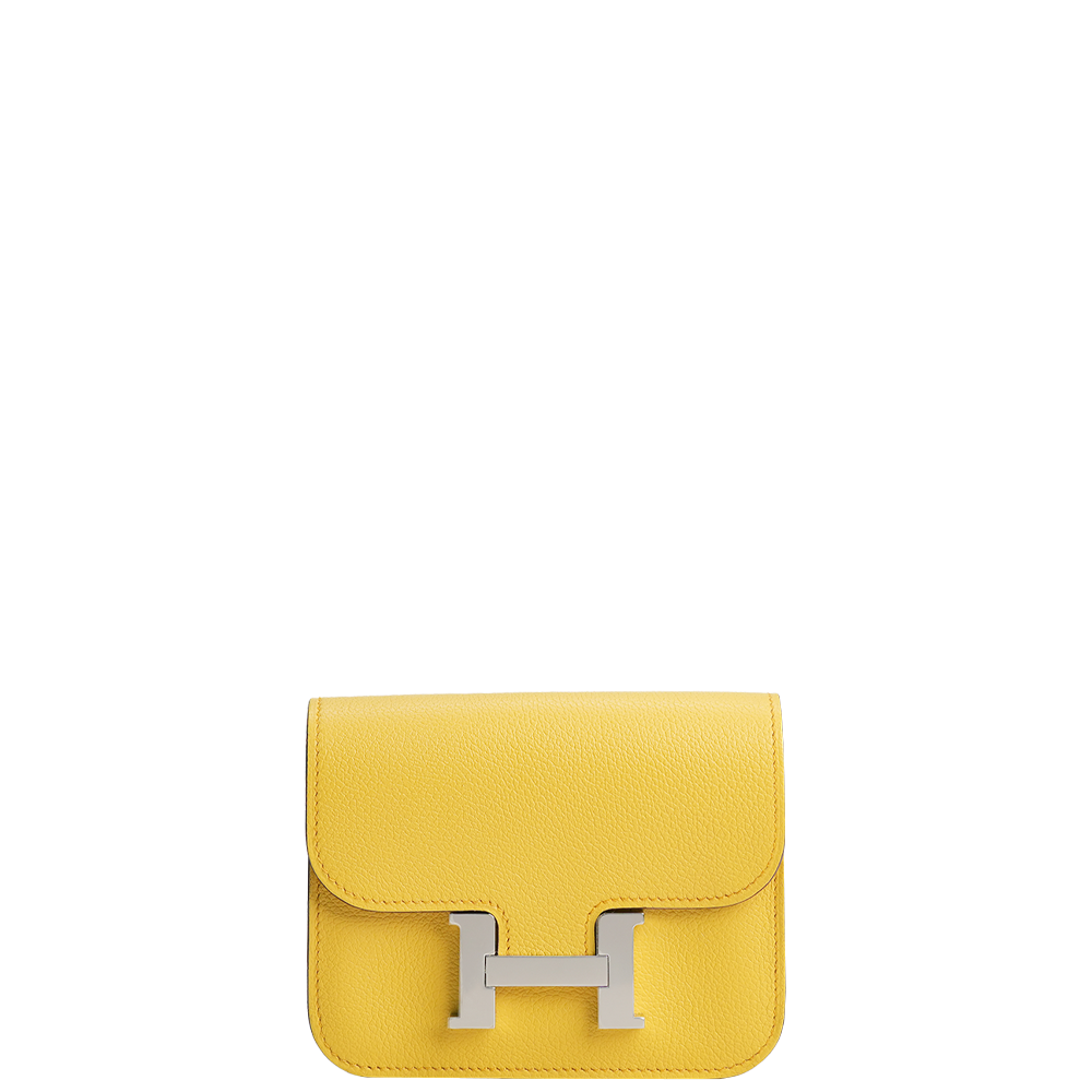Constance Slim Bicolor Wallet Sun/Bleu Jean
