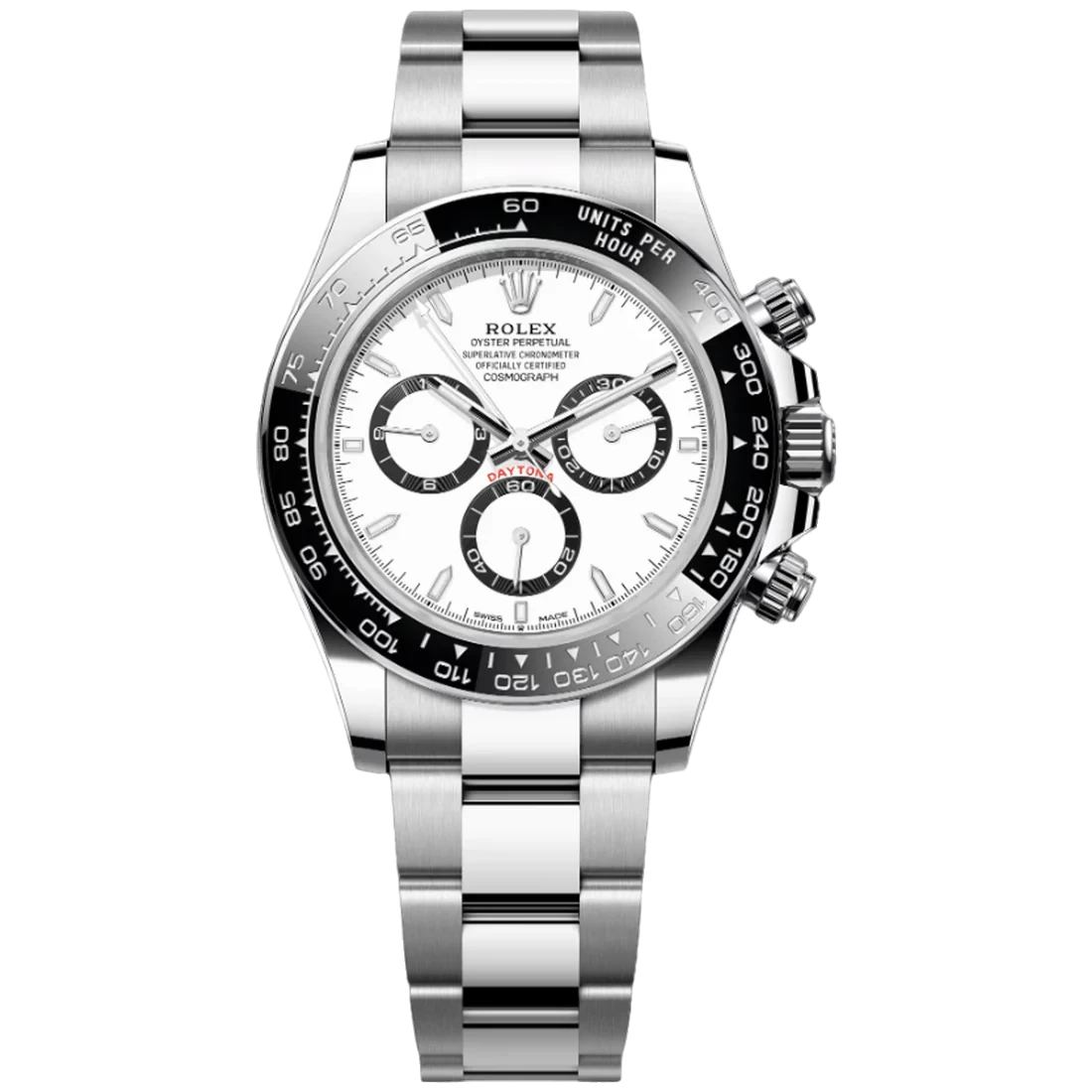 Cosmograph Daytona Oystersteel White Panda Dial 40MM