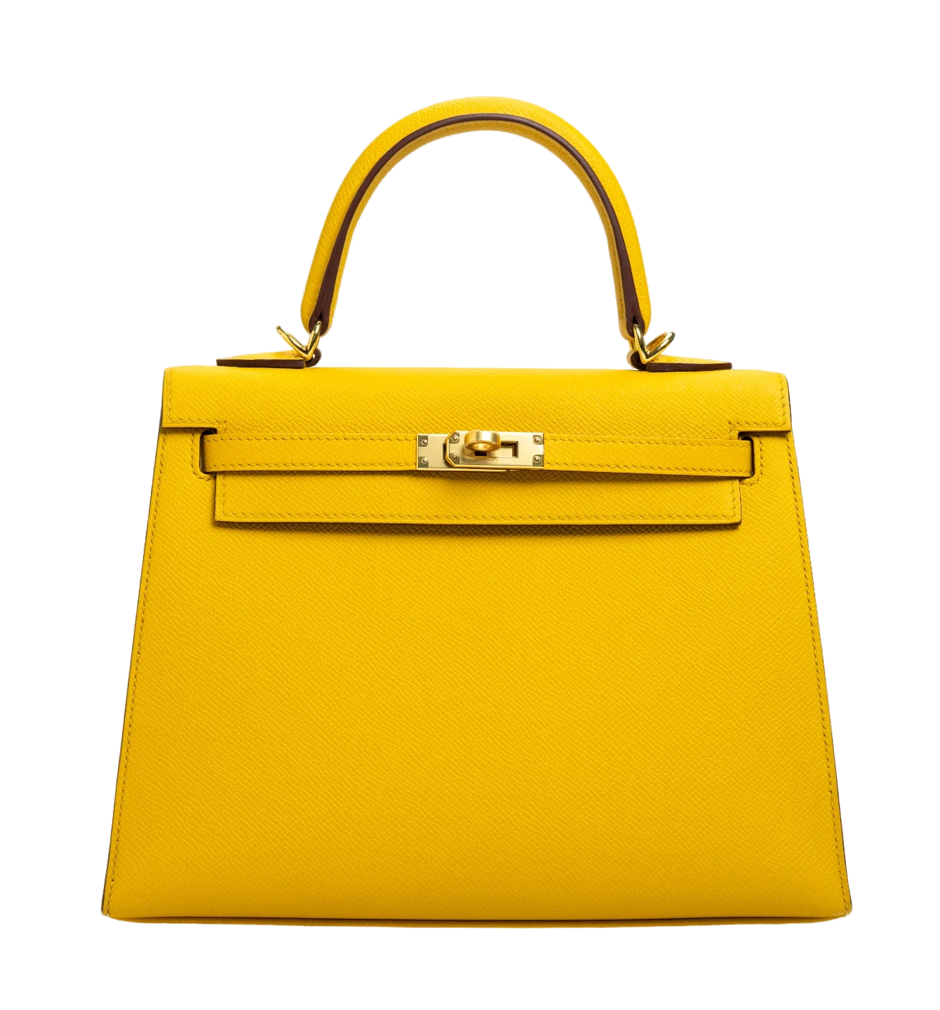Kelly 25 Epsom Amber Gold Hardware Stamp Y 2020