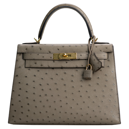 Kelly Sellier 28 Ostrich Gris Tourterelle