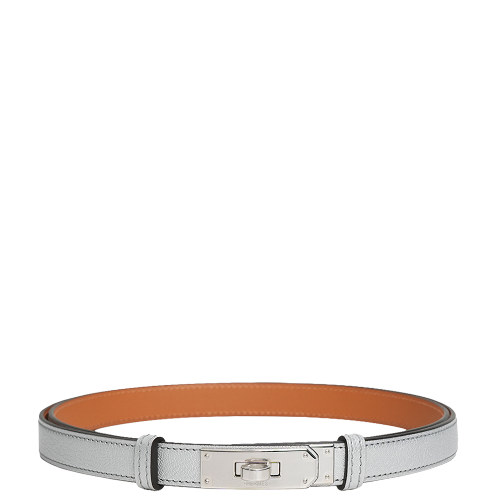 Kelly 18 Belt Chevre Chamkila Silver Palladium Hardware