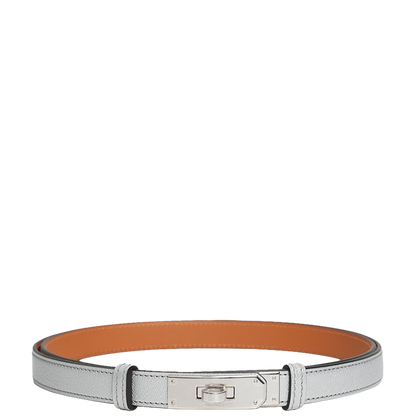 Kelly 18 Belt Chevre Chamkila Silver Palladium Hardware