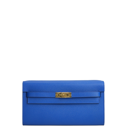 Kelly To Go Wallet Bleu Royal