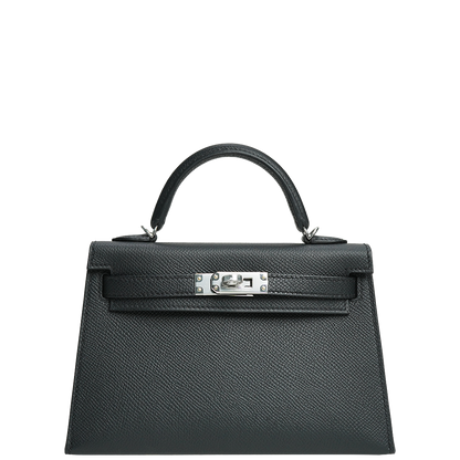 Mini Kelly Epsom Noir Palladium Hardware Stamp G 2026